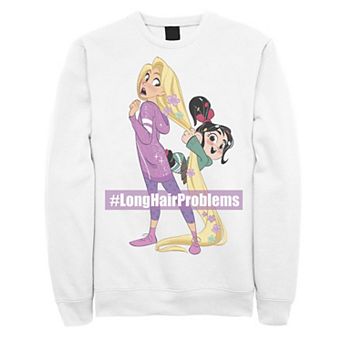 Men's Disney Princess Rapunzel Long Hair Problems Fleece