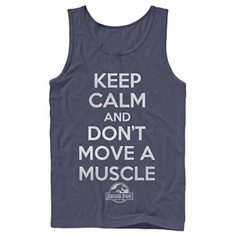 Men's Jurassic Park "Don't Move a Muscle" Tank Top