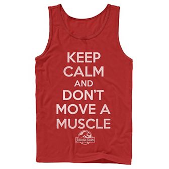 Men's Jurassic Park "Don't Move a Muscle" Tank Top