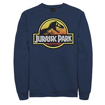 Men's Jurassic Park Sunset Logo Pullover Sweatshirt