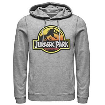 Men's Jurassic Park Firey Sunset Logo Hoodie