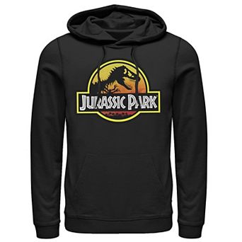 Men's Jurassic Park Firey Sunset Logo Hoodie