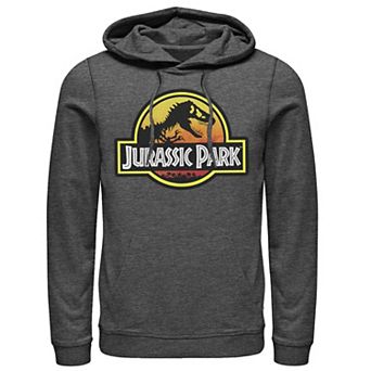 Men's Jurassic Park Firey Sunset Logo Hoodie