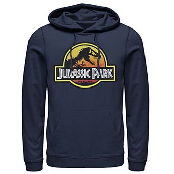 Men's Jurassic Park Firey Sunset Logo Hoodie
