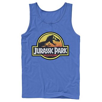 Men's Jurassic Park Sunset Logo Tank Top