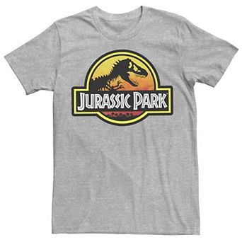 Men's Jurassic Park Sunset Circle Logo Outlined Tee
