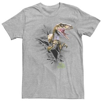 Men's Jurassic Park Ripping Velociraptor Graphic Tee