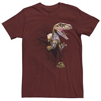 Men's Jurassic Park Ripping Velociraptor Graphic Tee