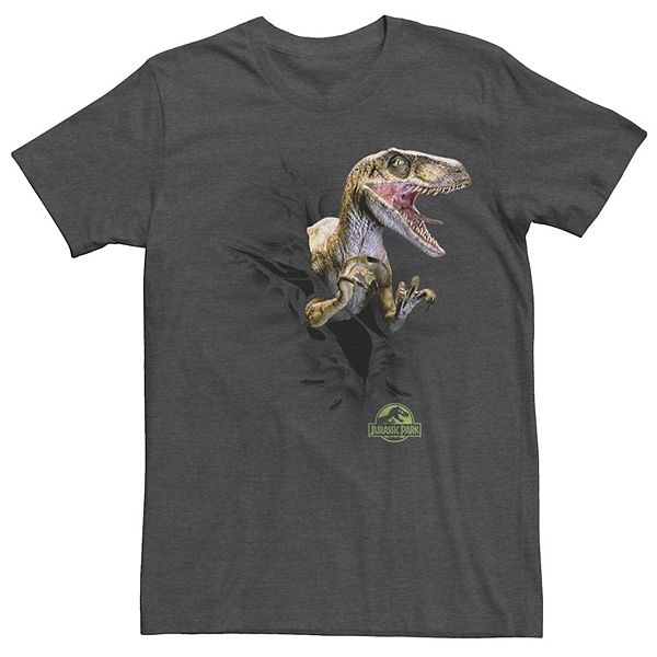 Men's Jurassic Park Ripping Velociraptor Graphic Tee