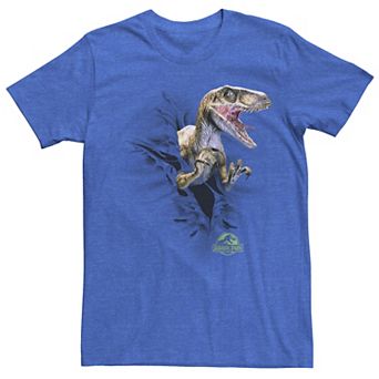 Men's Jurassic Park Ripping Velociraptor Graphic Tee