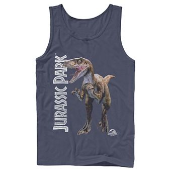 Men's Jurassic Park Velociraptor Full Body Tank Top