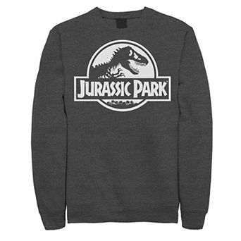 Men's Jurassic Park Beige Flat Movie Logo Sweatshirt