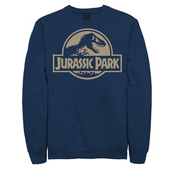 Men's Jurassic Park Beige Flat Movie Logo Sweatshirt