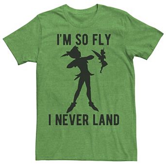 Men's Disney's Peter Pan I'm So Fly I Never Land Tee