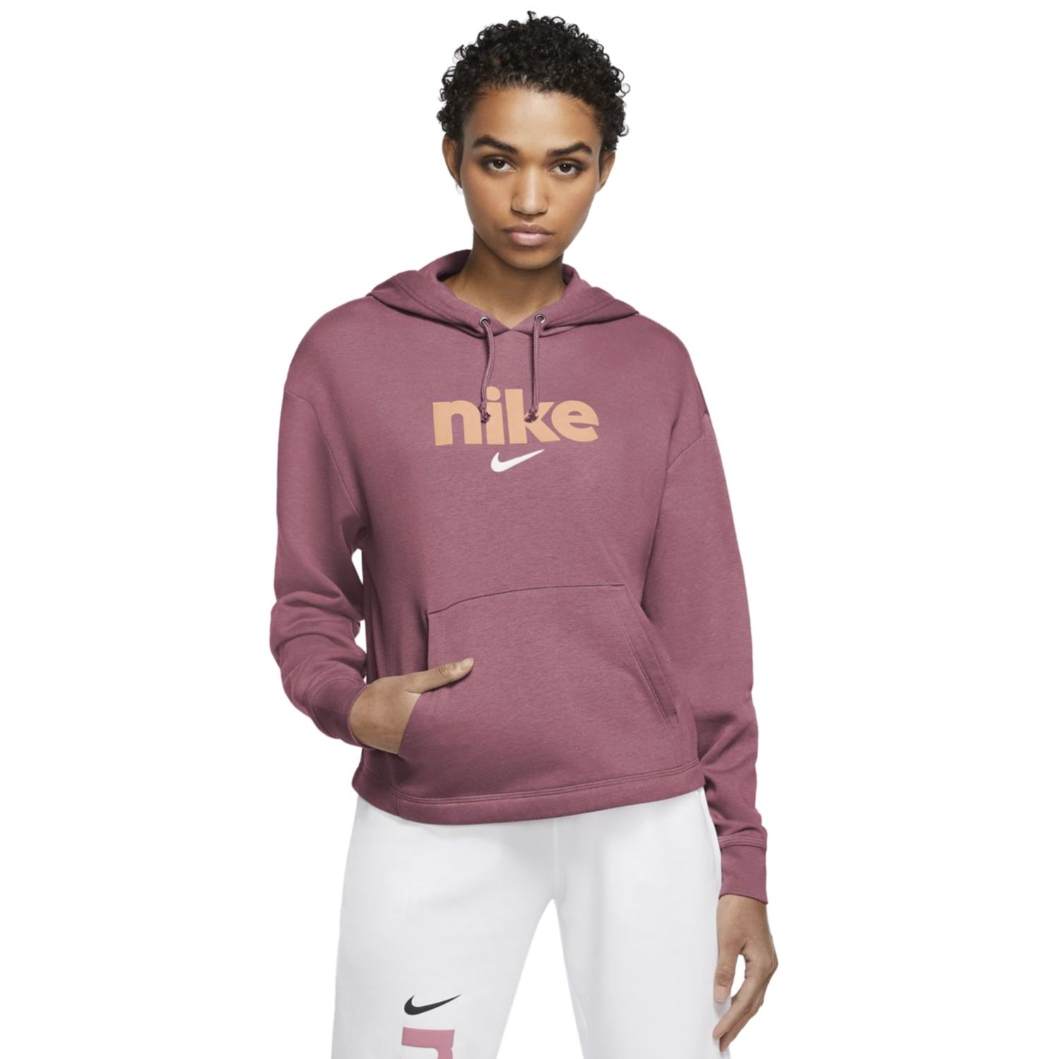 nike yoga tunic hoodie