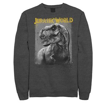 Men's Jurassic World T-Rex Profile Shading Sweatshirt