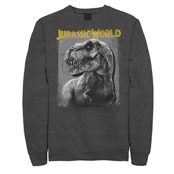 Men's Jurassic World T-Rex Profile Shading Sweatshirt