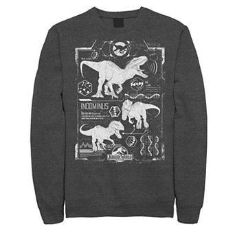 Men's Jurassic World Indominus Rex Schematic Sweatshirt