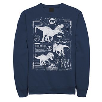 Men's Jurassic World Indominus Rex Schematic Sweatshirt