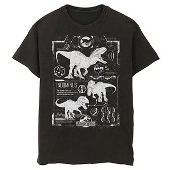 Mens Jurassic World Indominus Rex Schematic Tee