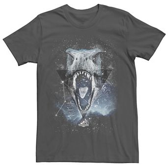 Men's Jurassic World T-Rex Roaring Constellation Tee