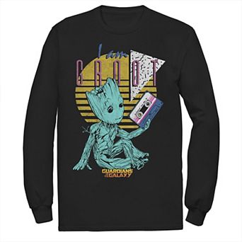 Men's Marvel Guardians Vol. 2 Baby Groot Retro 90's Tape Tee