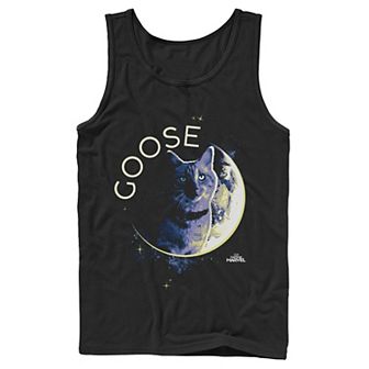 Men's Marvel Captain Marvel Goose Space Planet Portrait Tank Top