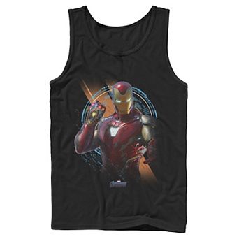 Men's Marvel Avengers Endgame Iron Man Time Travel Platform Logo Tank Top