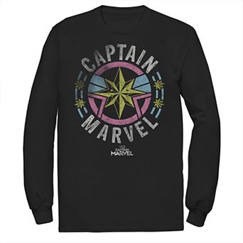 Men's Captain Marvel Retro Badge Tee