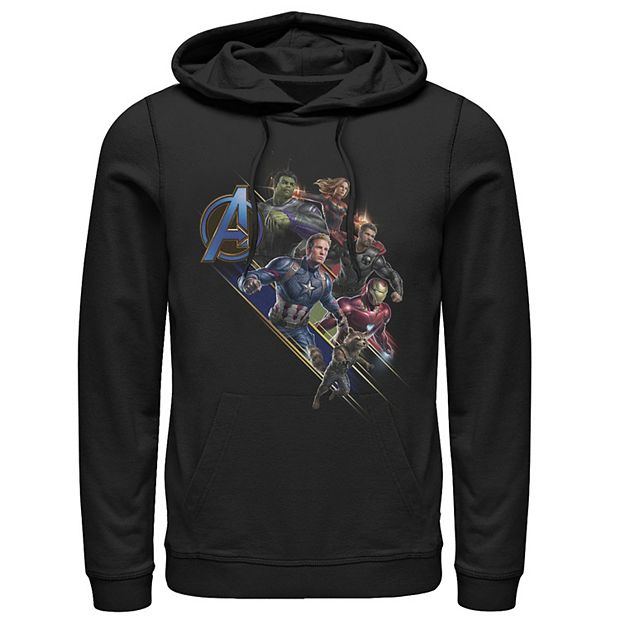 Men s Marvel Avengers Endgame Action Pose Logo Hoodie