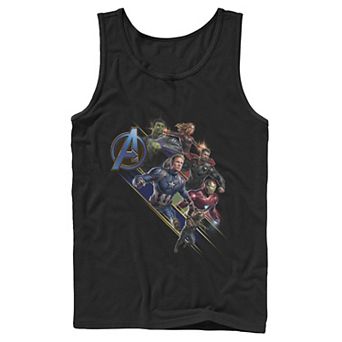 Men's Marvel Avengers Endgame Action Pose Logo Tank Top