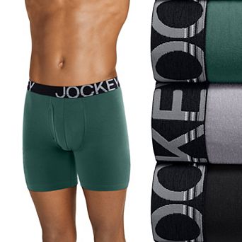 Men's Jockey® 3-Pack ActiveStretch™ 7" Long Leg Boxer Briefs