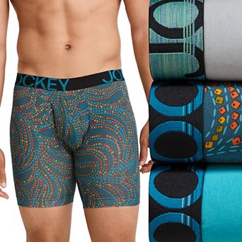Men's Jockey® 3-Pack ActiveStretch™ 7" Long Leg Boxer Briefs