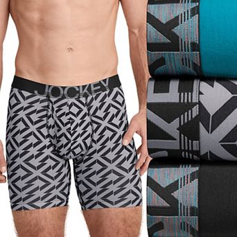 Men's Jockey® 3-Pack ActiveStretch™ 7" Long Leg Boxer Briefs
