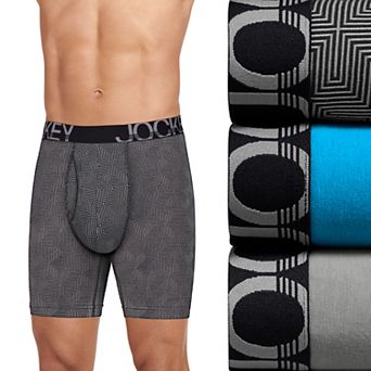 Men's Jockey® 3-Pack ActiveStretch™ 7" Long Leg Boxer Briefs