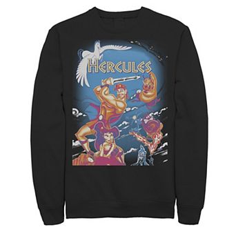 Disney's Hercules Movie Poster DVD Cover Men's Sweatshirt
