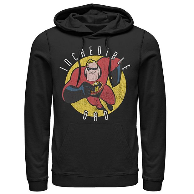 Disney Pixar s The Incredibles Mr. Incredible Men s Dad Hoodie