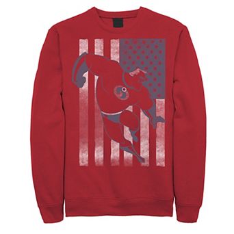 Disney / Pixar's The Incredibles Men's American Flag Sweatshirt
