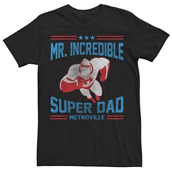 Disney / Pixar's The Incredibles Men's Mr. Super Dad Metroville Tee