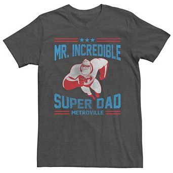 Disney / Pixar's The Incredibles Men's Mr. Super Dad Metroville Tee