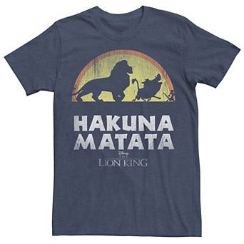 Disney's The Lion King Men's Classic Logo Silhouette Tee