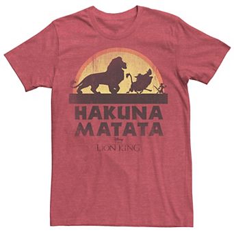 Disney's The Lion King Men's Classic Logo Silhouette Tee