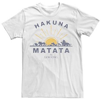 Disney's The Lion King Hakuna Matata Sunrise Horizon Men's Tee
