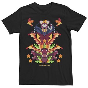 Disney's The Lion King Simba Nala Men's Animal Tower Cartoon Tee