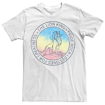 Disney's The Lion King Simba Pride Rock Destined For Greatness Men's Tee
