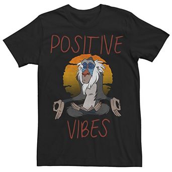 Disney's The Lion King Rafiki Men's Positive Vibes Tee