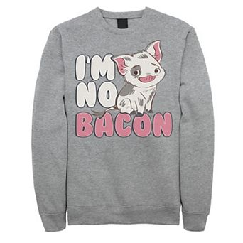 Disney's Moana Pua Cute I'm No Bacon Men's Sweatshirt