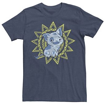 Disney's Moana Pua Men's Geometric Sun Poster Tee