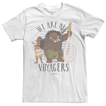 Disney's Moana Pua Maui Hei Hei We Are All Voyagers Men's Tee