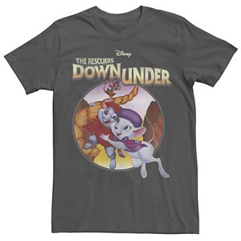 Men's Rescuers Down Under Poster Tee